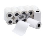 Rotolo termico per mini POS - anima 12 mm - Bpa Free - larghezza 57 mm - Diametro esterno 30 mm - confezione da 10 rotoli