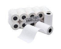 Rotolo termico per mini POS - anima 12 mm - Bpa Free - larghezza 57 mm - Diametro esterno 30 mm - confezione da 10 rotoli