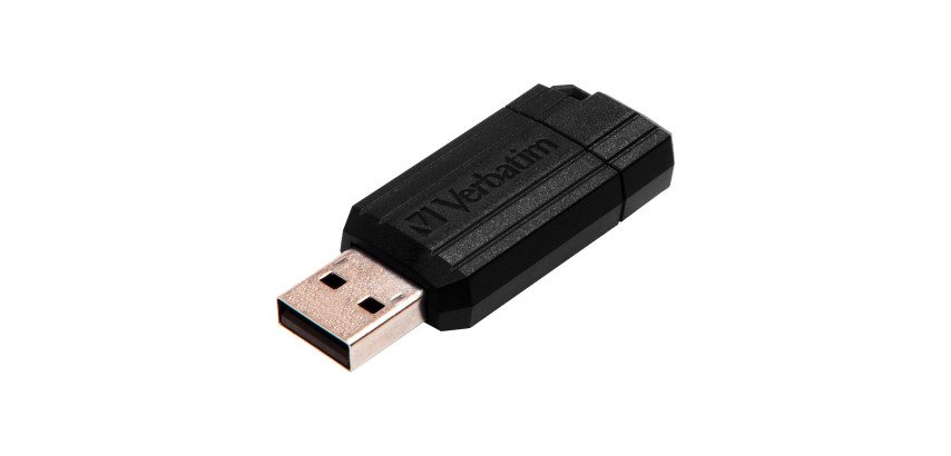 verbatim USB key Pinstripe 64GB USB 2.0 (USB-A) Black