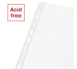 Fundas multitaladro A4 PP Piel de naranja 70 micras Esselte Reciclada 11 taladros  - Caja de 100