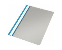 Dossiers Fastener Esselte PP. Mecanismo metálico Contratapa gris. Folio, azul