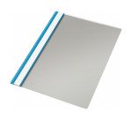 Dossiers fástener Esselte PP Mecanismo metálico Contratapa gris. Folio capacidad 30 hojas azul