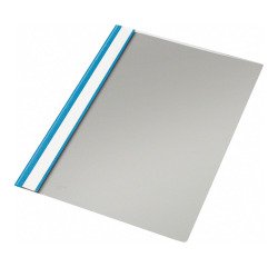 Dossiers fástener Esselte PP Mecanismo metálico Contratapa gris. Folio capacidad 30 hojas azul