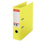 Archivador de palanca CO2 Neutral Nº1, Cartón forrado de papel, A4, Lomo 75mm amarillo