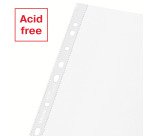 Fundas multitaladro A4 maxi PP Piel de naranja 100 micras Esselte Reciclada 11 taladros - Caja de 50