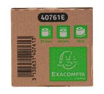Papel térmico Exacompta sin PLÁSTICO SBPA 57 x Ø 40 mm x 18m 52g 40761E 1 capa