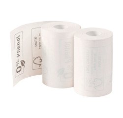 Papel térmico Exacompta sin PLÁSTICO SBPA FSC 57 x Ø 40 mm x 18m 52g 40761E 1 capa con impresión en reverso FSC