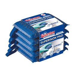 Tampon abrasif durable Superinox Pad - Lot de 5