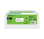 Confezione convenienza 6 rotoli di 500 etichette LabelWriter Dymo per indirizzi di reso grandi 25 x 54 mm - Adesivo permanente