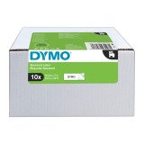 En_pack 10 etichette d1 dymo 19mm x 7m - nero su 