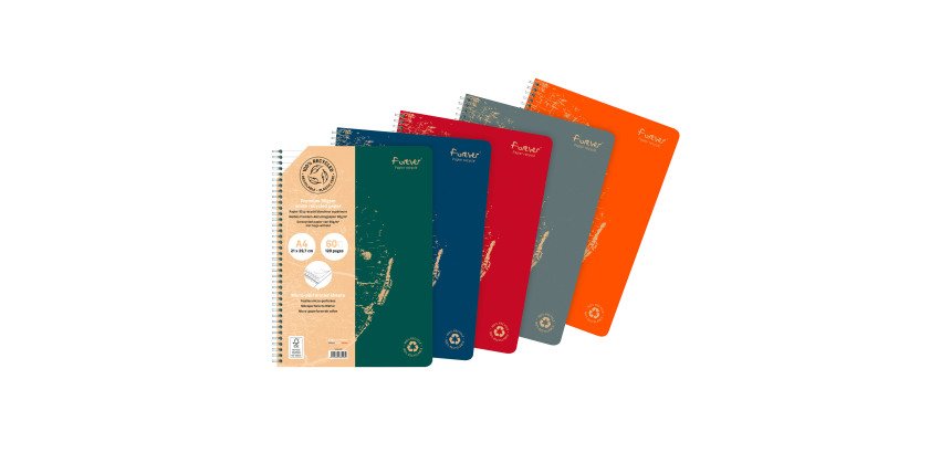 Cahier recyclé Forever Premium A4 - ligné - 120 pages