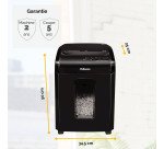 Destructeur Fellowes Microshred 10M - coupe micro