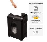 Destructeur Fellowes Microshred 10M - coupe micro