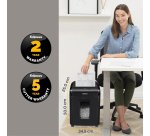 Microshred 10M Shredder - Micro-Cut P-5 - 10 Sheets - Fellowes