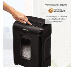 Destructeur Fellowes Microshred 10M - coupe micro