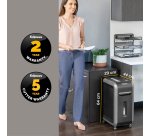 Destructeur Powershred 99Ci - Coupe croisée P-4 - 18 feuilles - Fellowes
