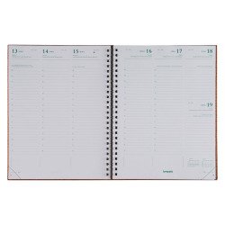 Weekly Scheduler Ecotiming Brepols 2025 - 17.1 x 22 cm vintage blue