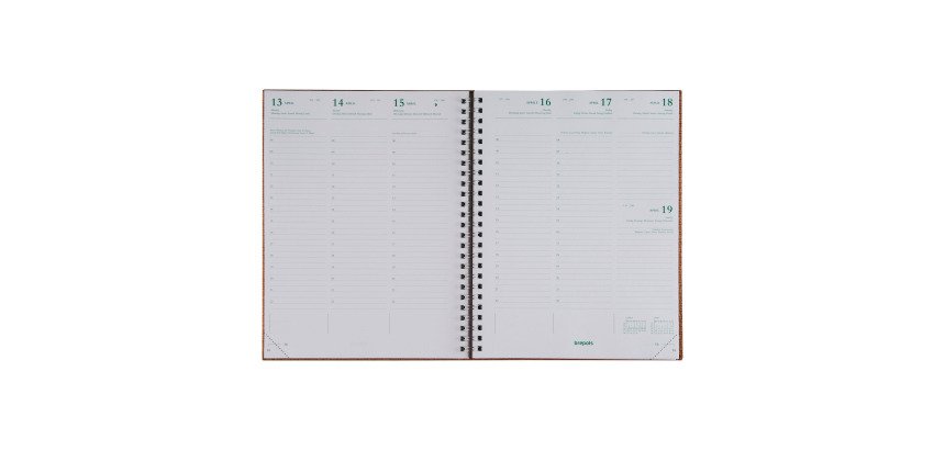 Agenda 2026 Brepols plan a week EcoTiming - 17 x 22 cm