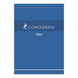 Notepad Conquérant 21 x 29,7 cm stapled blue 5 x 5 200 sheets