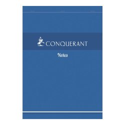 Notitieblok Conquérant 21 x 29,7 cm geniet blauw 5 x 5 200 vellen