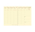 Agenda semainier RANDONNEE PRESTIGE Marlow bordeaux - année 2025 - 9 x 12,5 cm
