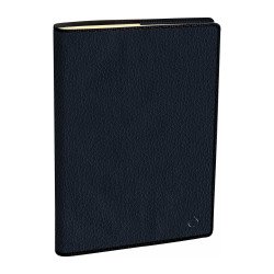 Agenda semainier PRESIDENT PRESTIGE Marlow bleu nuit - année 2026 - 21 x 27 cm