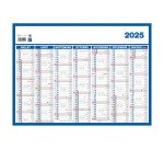 Calendrier semestriel mural année 2026 - 29 x 39,5 cm