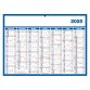 Calendrier semestriel mural année 2025 - 29 x 39,5 cm