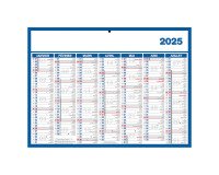 Calendrier semestriel mural année 2026 - 29 x 39,5 cm