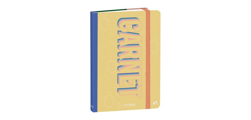 Carnet 1521 L'OPTIMISME Elastique - 15 x 21 cm
