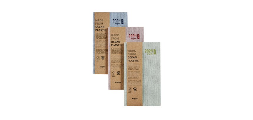 Agenda Brepols INTERPLAN 2024 – semainier 9 x 16 cm - assortiment