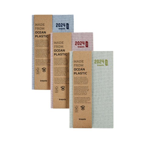 Agenda Brepols INTERPLAN 2024 – semainier 9 x 16 cm - assortiment