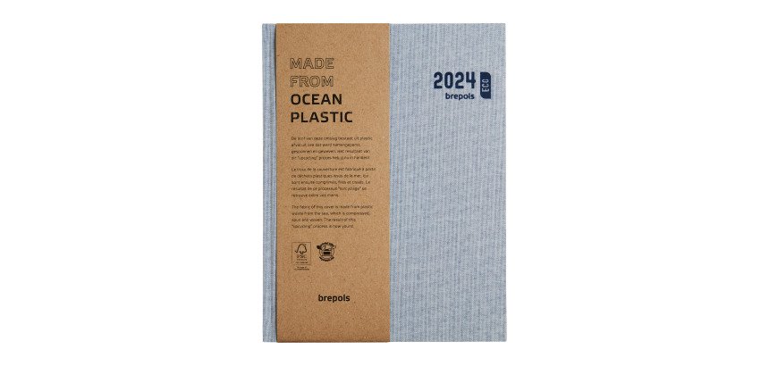 Agenda Brepols Timing 2024 – weekagenda 17,1 x 22 cm - blauw