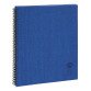 Agenda semainier de bureau Eurotime 27S Forever bleu - année 2026 - 21 x 27 cm