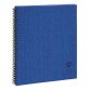 Agenda semainier de bureau Eurotime 27S Forever bleu - année 2025 - 21 x 27 cm