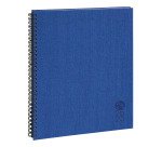 Agenda semainier de bureau Eurotime 27S Forever bleu - année 2026 - 21 x 27 cm