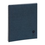 Agenda semainier de bureau Eurotime 27S Forever bleu - année 2027 - 21 x 27 cm