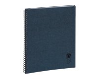Agenda semainier de bureau Eurotime 27S Forever bleu - année 2027 - 21 x 27 cm