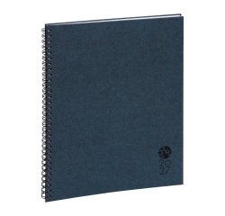 Agenda semainier de bureau Eurotime 27S Forever bleu - année 2027 - 21 x 27 cm