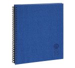 Agenda semainier de bureau Eurotime 22S Forever Bleu - année 2026 - 22,5 x 18,5 cm
