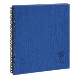 Agenda semainier de bureau Eurotime 22S Forever Bleu - année 2026 - 22,5 x 18,5 cm