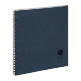 Agenda semainier de bureau Eurotime 22S Forever Bleu - année 2027 - 22,5 x 18,5 cm