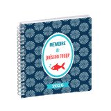 Agenda semainier de bureau Lady 18S Dodo & Cath "La tête" - année 2026 - 15 x 17 cm