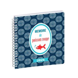Agenda semainier de bureau Lady 18S Dodo & Cath "La tête" - année 2026 - 15 x 17 cm