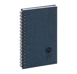 Agenda semainier de poche Eurotime 16S Forever Bleu - année 2027 - 9 x 16 cm