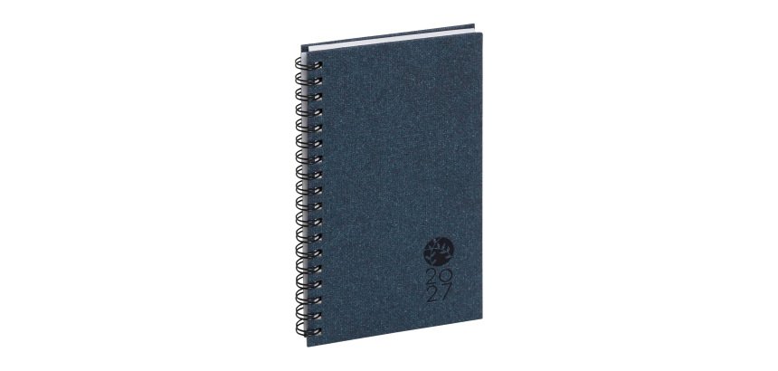 Agenda semainier de poche Eurotime 16S Forever Bleu - année 2027 - 9 x 16 cm