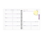 Agenda semainier de bureau Lady 18S Dodo & Cath "La tête" - année 2026 - 15 x 17 cm