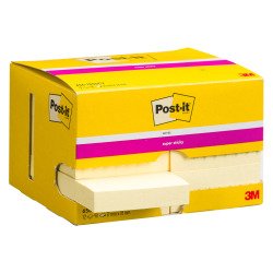 Notes repositionnables jaunes Super Sticky Post-It - bloc de 90 feuilles