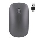 Ratón inalámbrico y recargable Iclick TnB con conexión triple Bluetooth / USB-A / USB-C