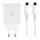 Cargador doble universal GAN USB-A/USB-C ICLICK de TnB carga rápida 65W + cable USB-C 2m